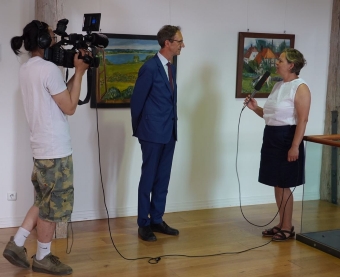 M. Crone im Wismar TV M. Crone im Wismar TV